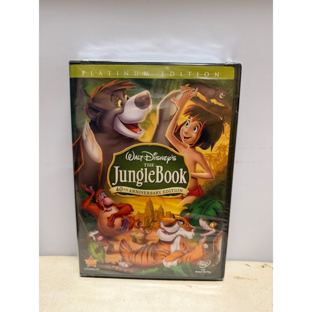 Disney The Jungle Book DVD 40th Anniversary Platinum Edition 2-Disc Set New